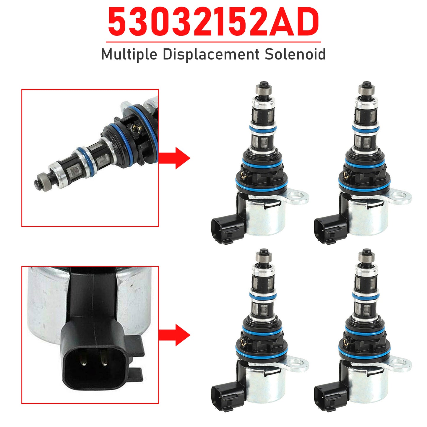 2005-2008 Dodge Magnum V8 345 5.7L 916-511XD 4x Multiple Displacement Solenoid