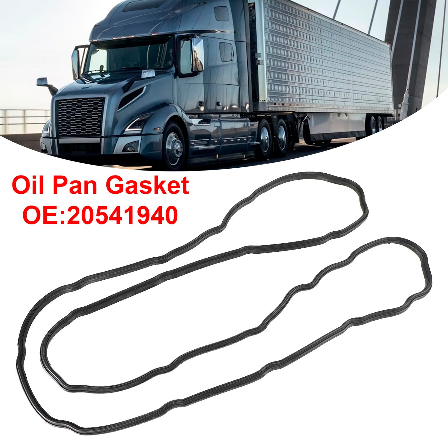 Volvo D13 Truck Diesel Engine New 20541940 Oil Pan Gasket