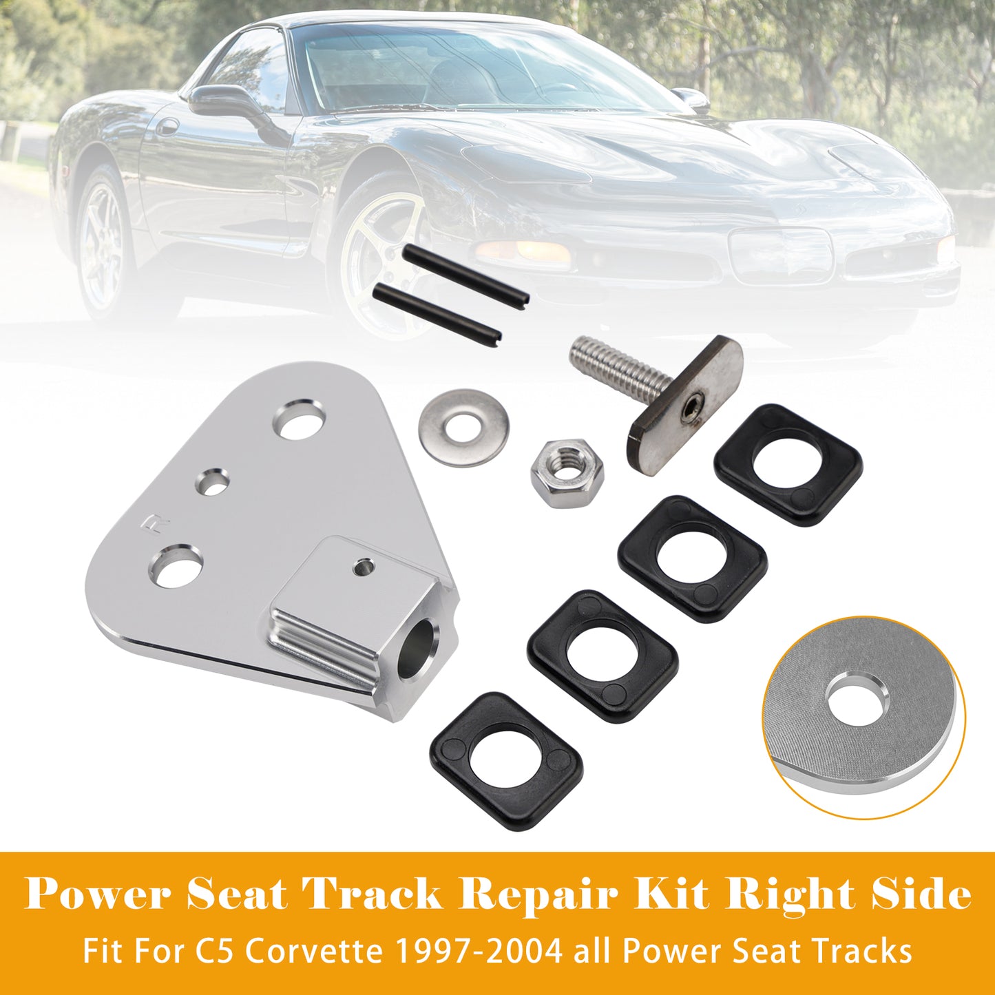 Power Seat Track Repair Kit Right Side 1997-2004 Chevy Corvette C5