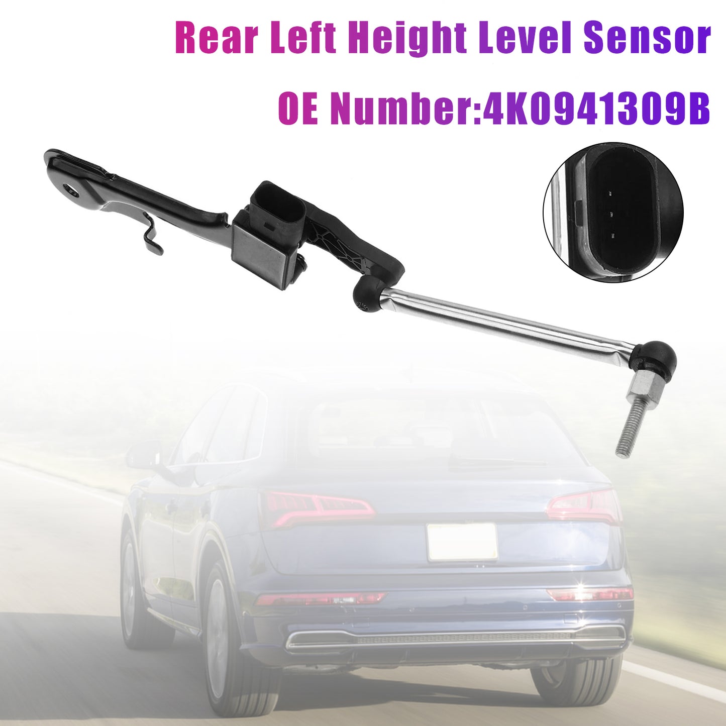 Audi A6 C8 A7 Sportback Q5 SQ5 Quattro 4K0941309B Rear Left Height Level Sensor
