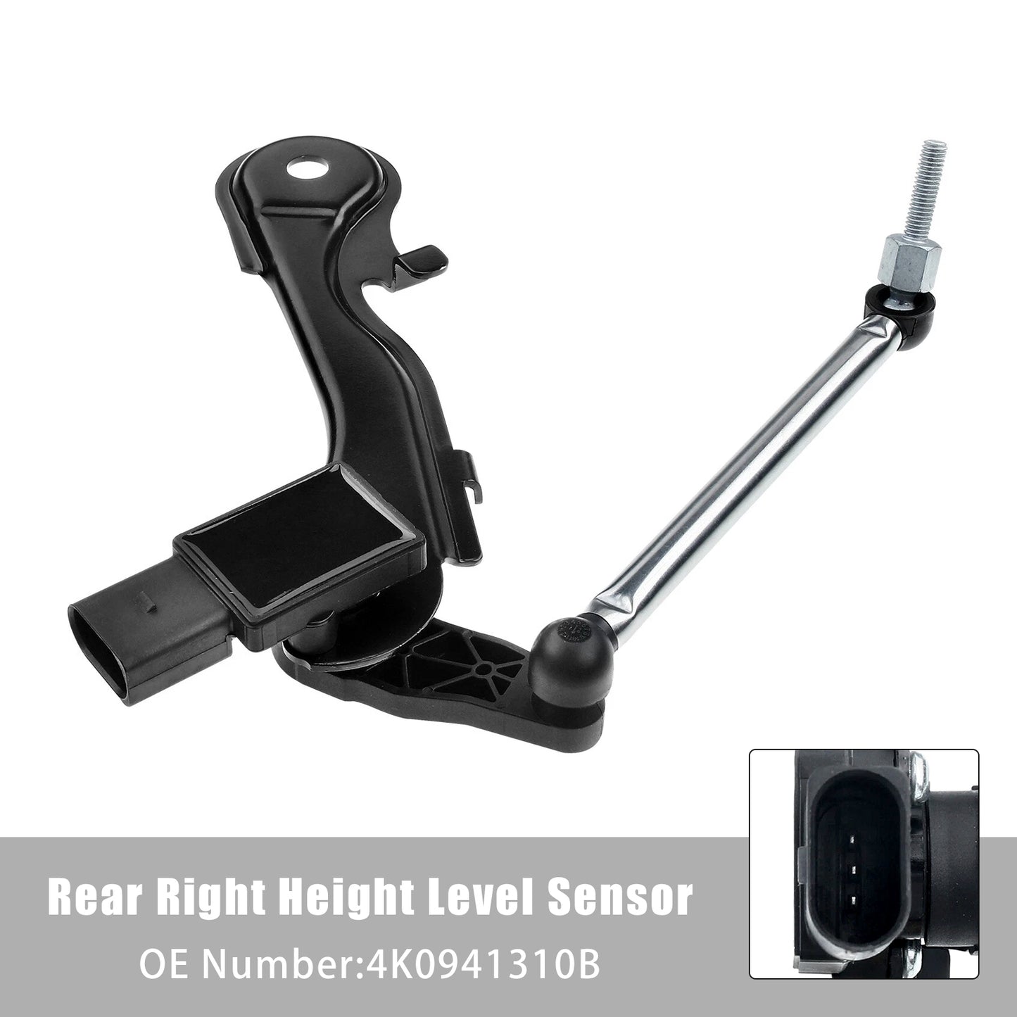 2020 Audi S6 4K0941310B Rear Right Height Level Sensor