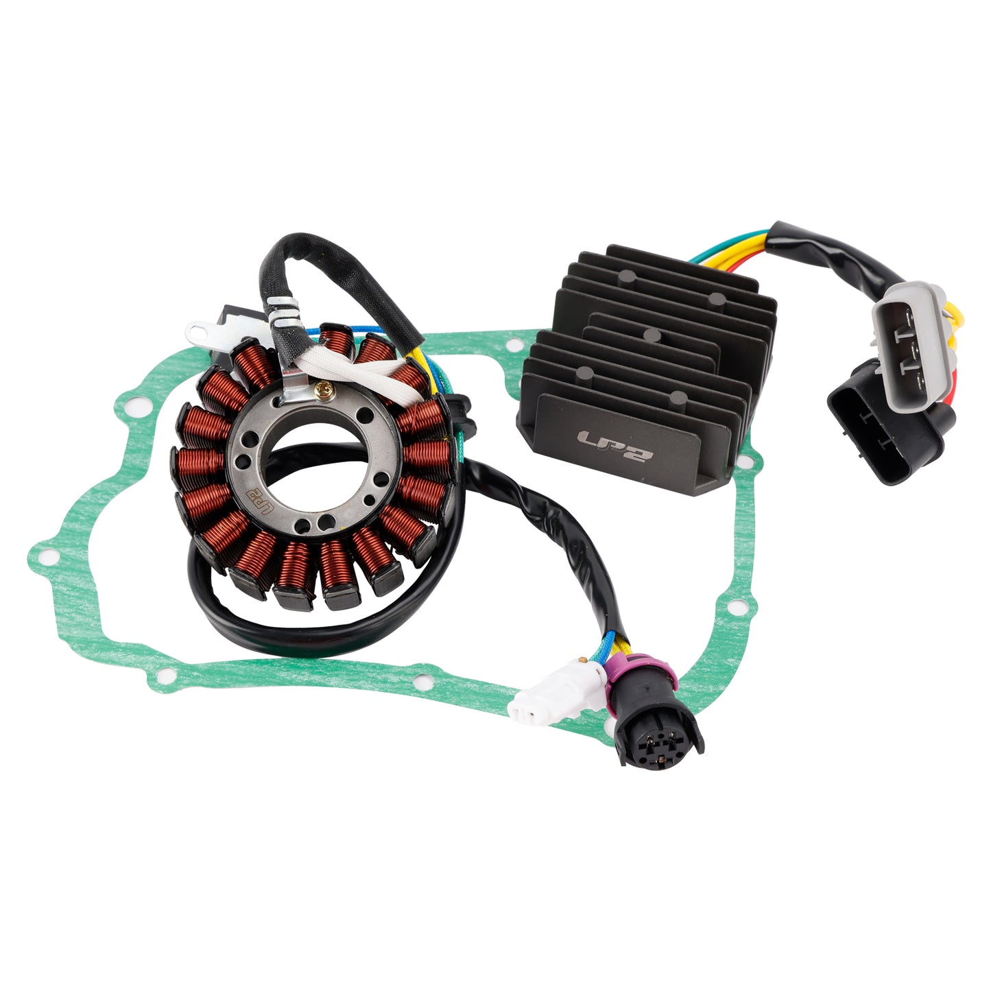 2012 Linhai ATV 400-2B T-Boss 410 Stator & 2-Plug Regulator Rectifier Gasket