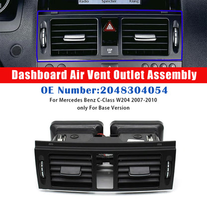 2007-2010 Benz W204 Base Version 2048304054 Dashboard Air Vent Outlet Assembly