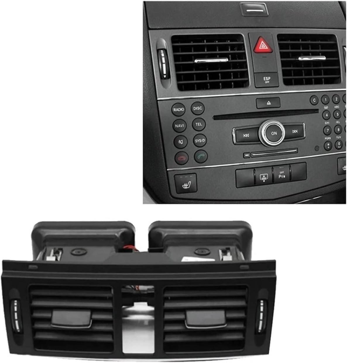 2007-2010 Benz W204 Base Version 2048304054 Dashboard Air Vent Outlet Assembly