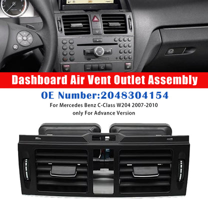 Dashboard Air Vent Outlet Benz W204 2007-2010 Advance Version 2048304154