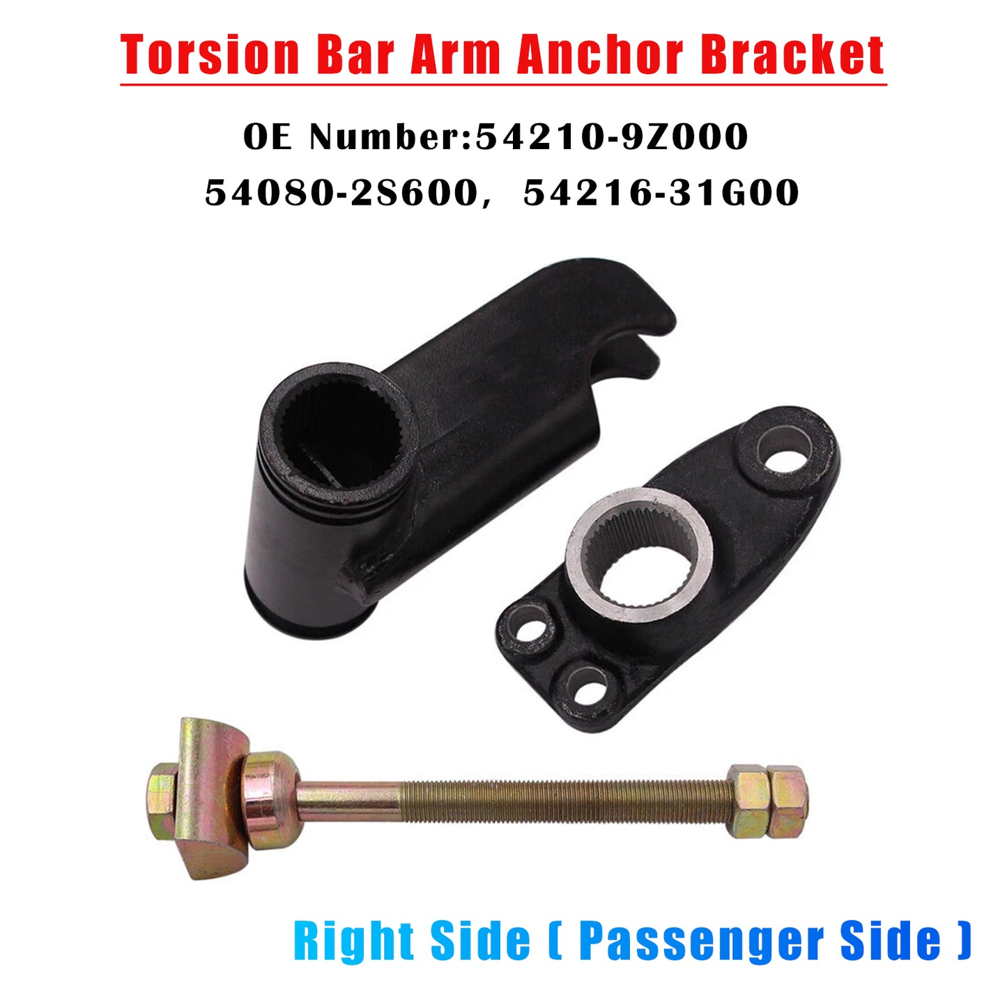 2001-2004 Nissan Xterra Frontier V6 Torsion Bar Arm Anchor Bracket Right