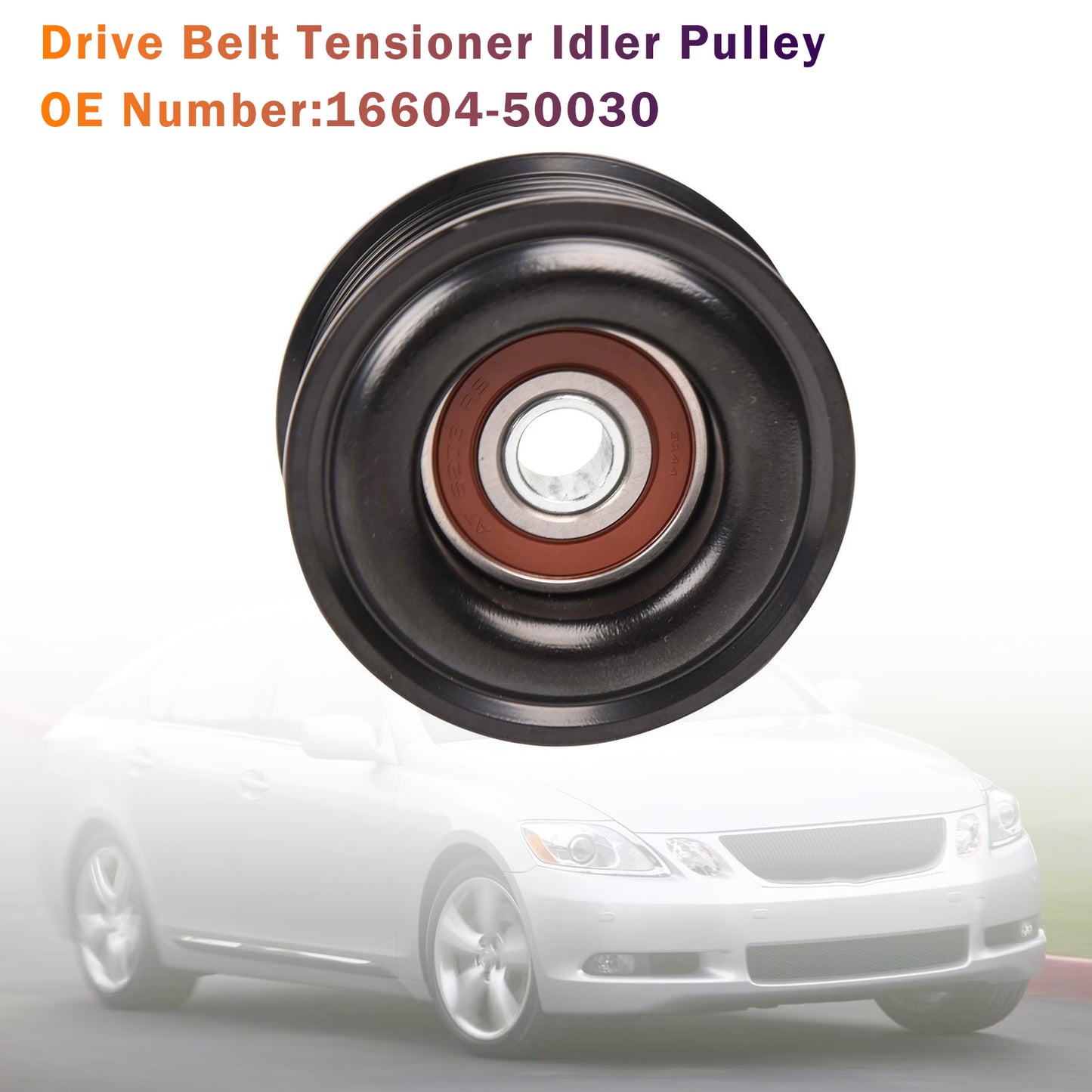 2003-2009 Lexus GX470 Base Sport Utility 4-Door 16604-50030 Drive Belt Tensioner Idler Pulley
