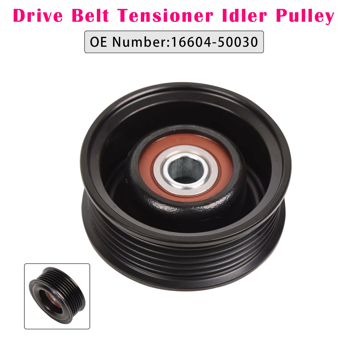 2003-2009 Lexus GX470 Base Sport Utility 4-Door 16604-50030 Drive Belt Tensioner Idler Pulley