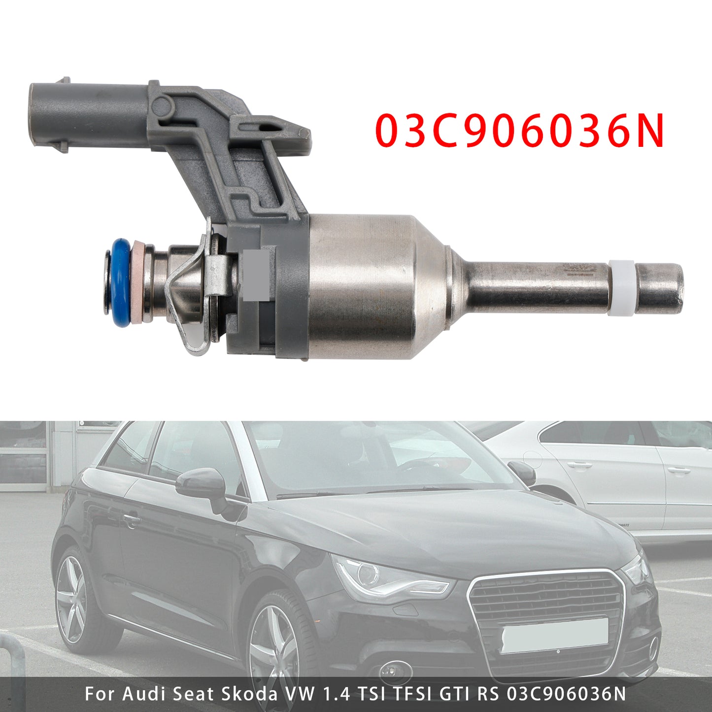 Audi Seat Skoda VW 1.4 TSI TFSI GTI RS 03C906036N 1Pcs Fuel Injector