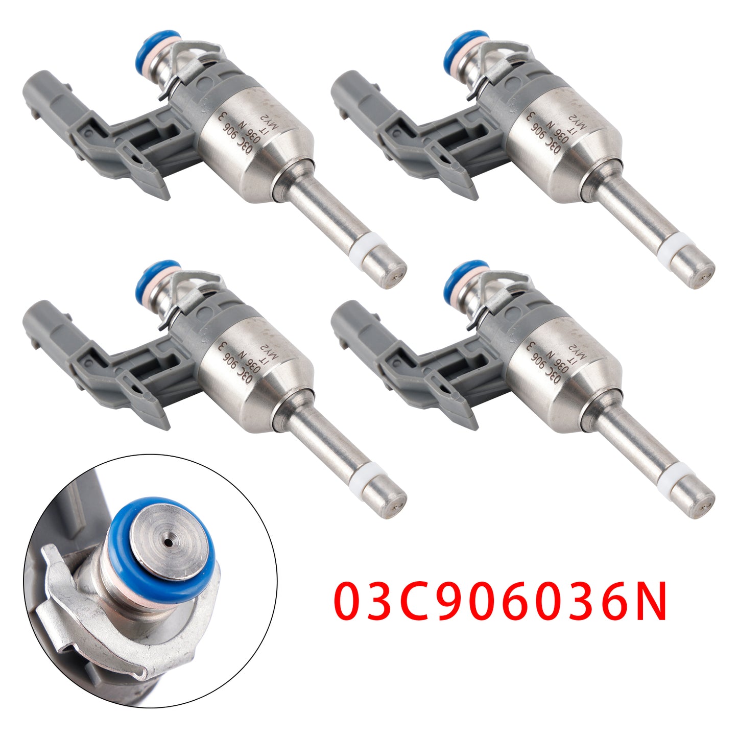 2010-2015 VW Touran 1T3 1.4 TSI 03C906036N 4Pcs Fuel Injector
