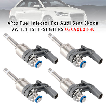 2010-2015 VW Touran 1T3 1.4 TSI 03C906036N 4Pcs Fuel Injector