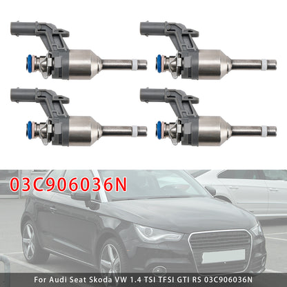 2010-2015 VW Touran 1T3 1.4 TSI 03C906036N 4Pcs Fuel Injector