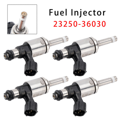 2016 Lexus RC200t 4 Cyl 2.0L 8ARFTS 8ARFTS ASC10 23250-36030 4Pcs Fuel Injector