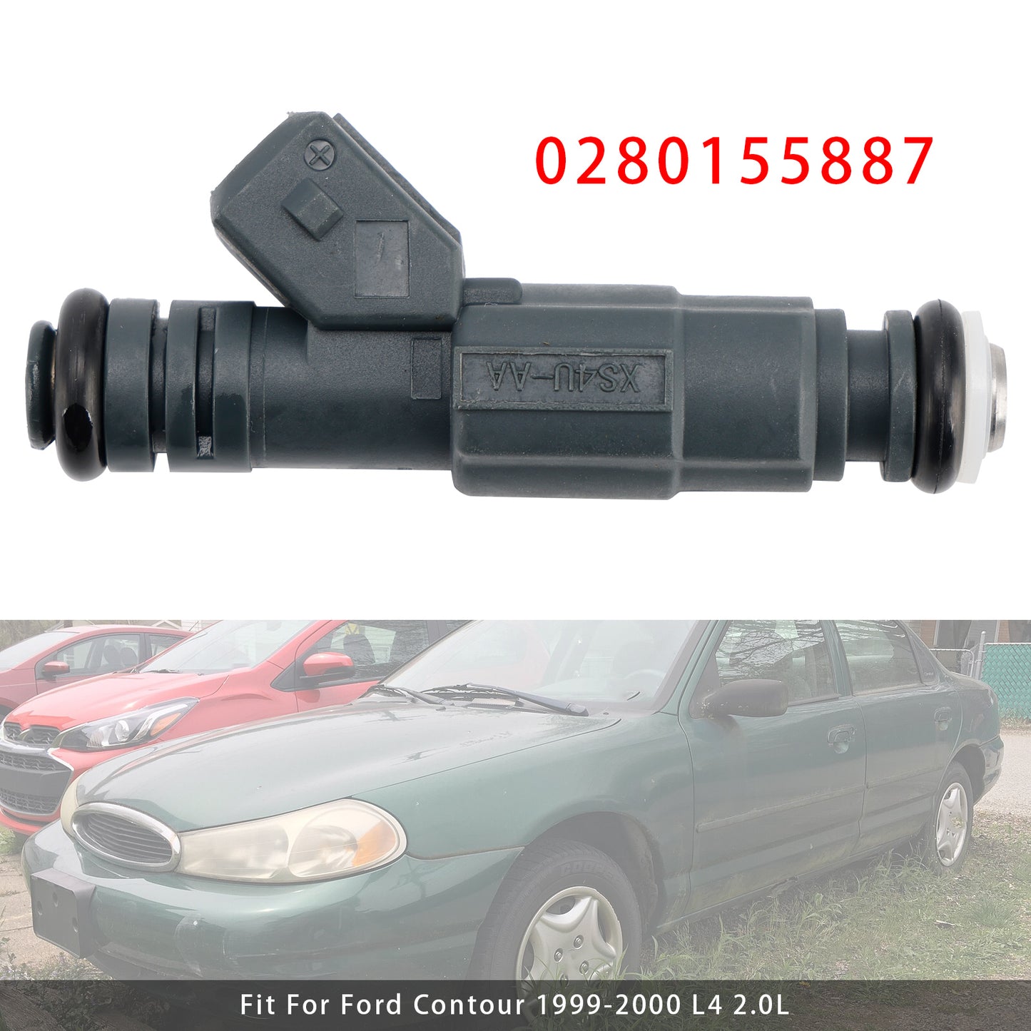 1999-2002 Mercury Cougar L4 2.0L 0280155887 1Pcs Fuel Injector