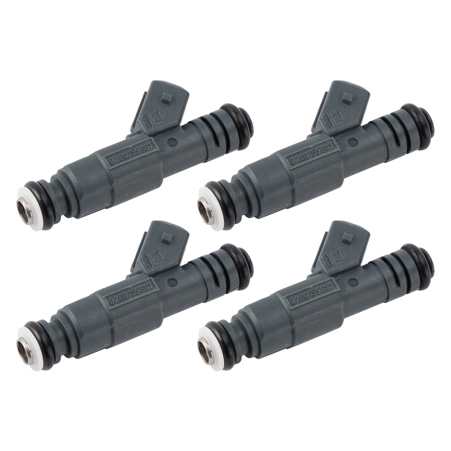 2002-2004 Ford Focus L4 2.0L (Fit SE ZTS ZTW ZX3 or ZX5 Model with DOHC (VIN: 3) Not SVT Model) 0280155887 4Pcs Fuel Injector