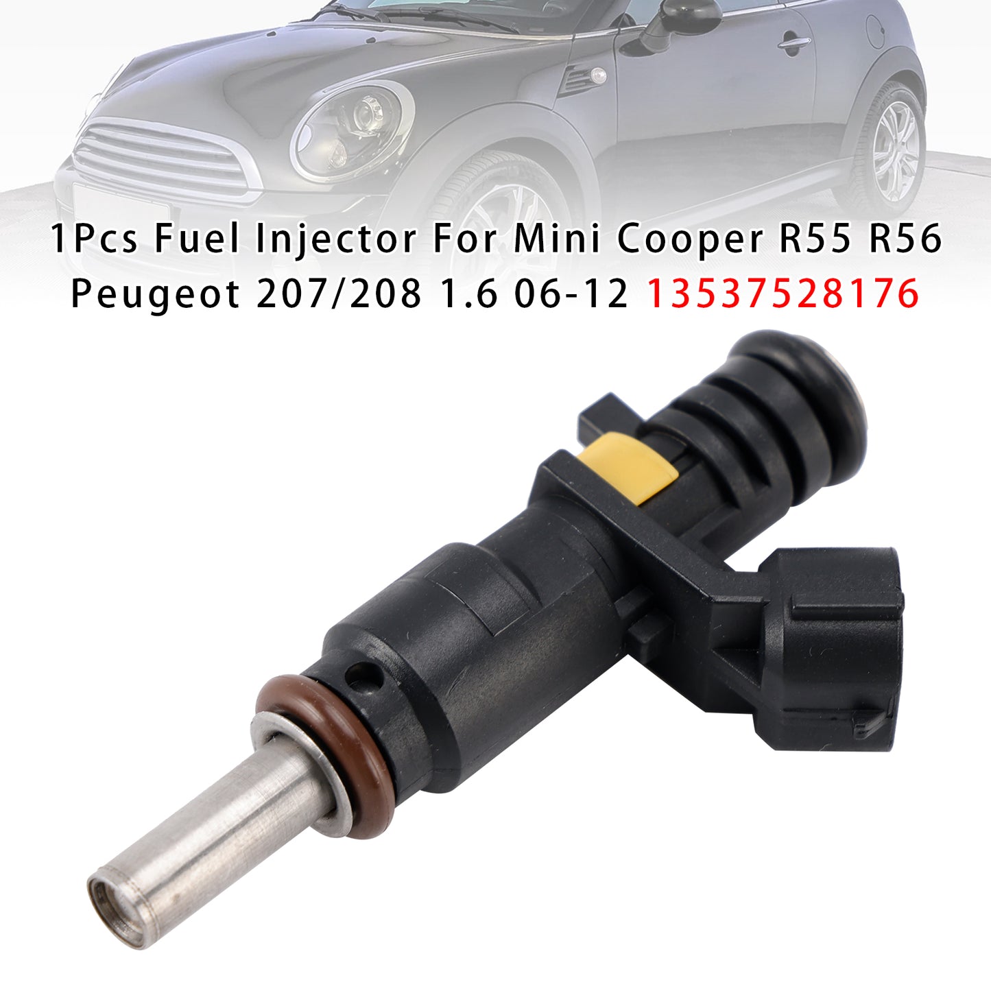 10-14 Mini Clubman (R55) 1.6 One 07-13 Cooper 1.6 13537528176 1Pcs Fuel Injector