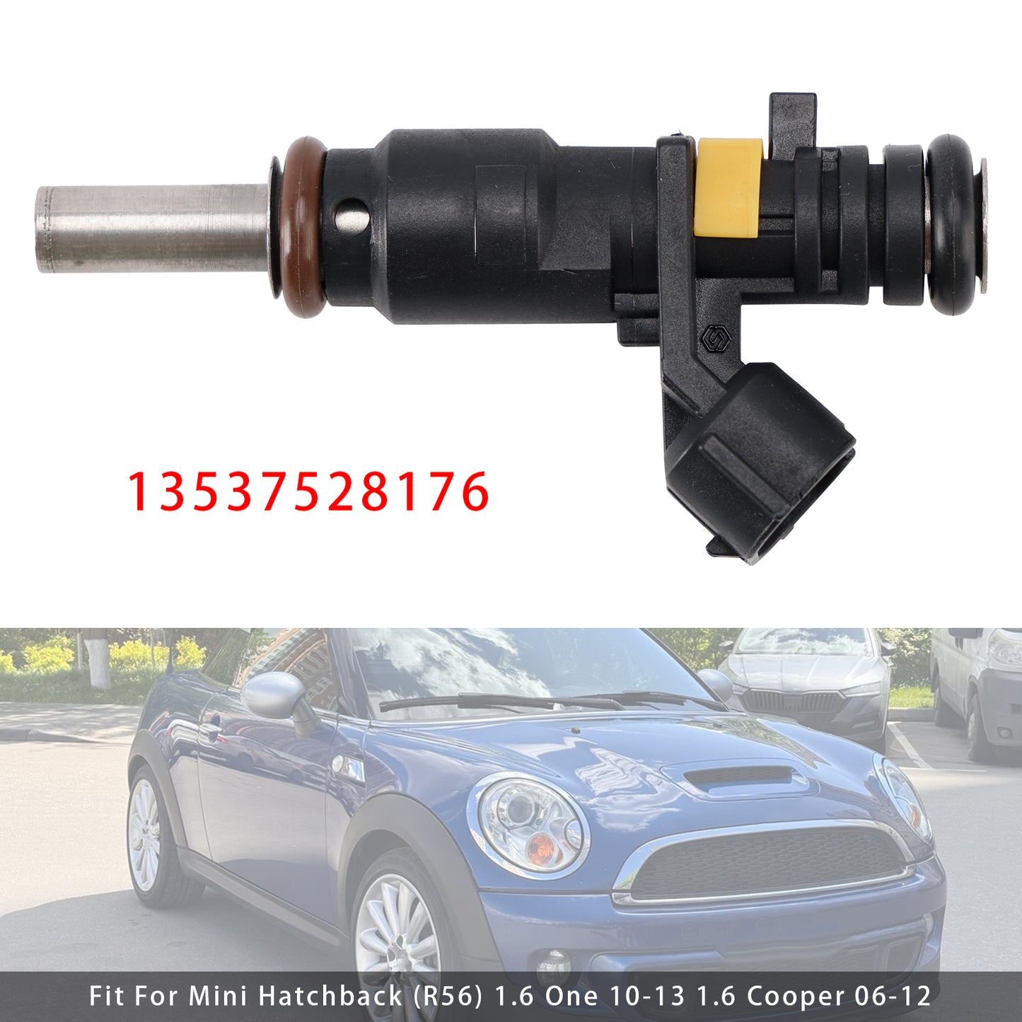 10-14 Mini Clubman (R55) 1.6 One 07-13 Cooper 1.6 13537528176 1Pcs Fuel Injector