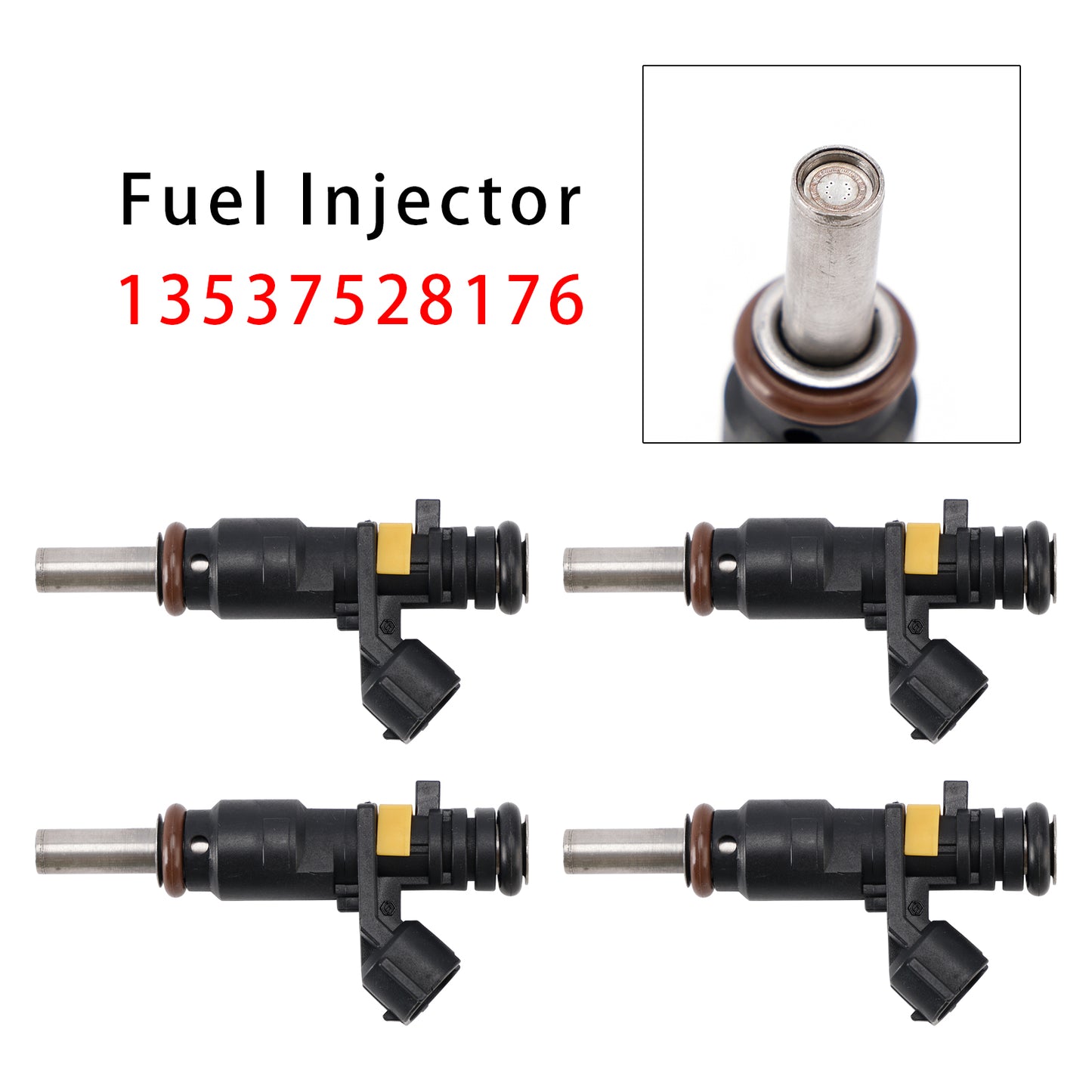 06-12 Mini Cooper R55 R56 Peugeot 207/208 1.6 13537528176 4Pcs Fuel Injector