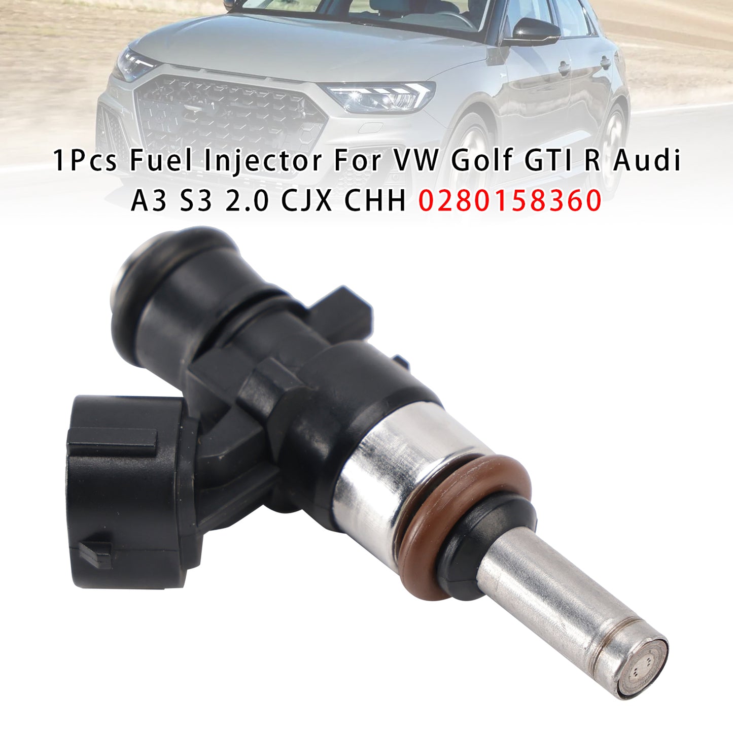 2013-2015 Audi A4 (B8) 1.8 / 2.0 TFSI CJE CNC 0280158360 1Pcs Fuel Injector