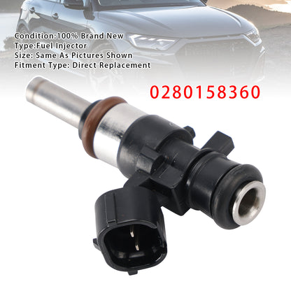2013-2015 Audi A4 (B8) 1.8 / 2.0 TFSI CJE CNC 0280158360 1Pcs Fuel Injector