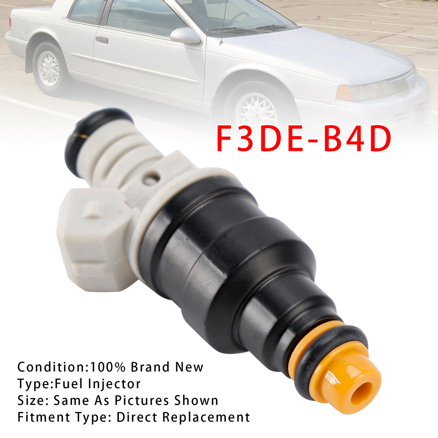 1994-1996 Ford Mustang 3.8L V6 F3DE-B4D 1Pcs Fuel Injector