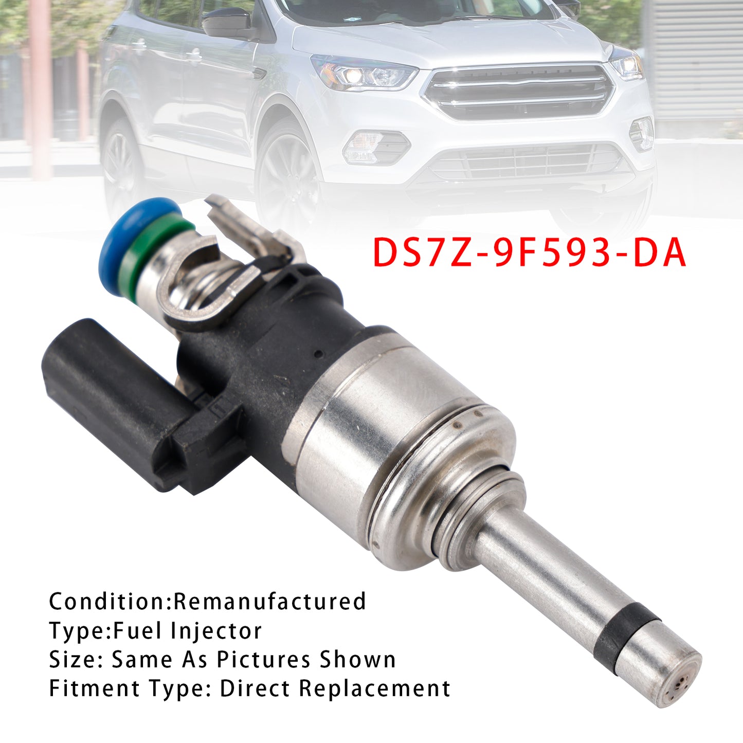 2015-2019 Ford S-Max 1.5 EcoBoost DS7Z-9F593-DA 1Pcs Fuel Injector