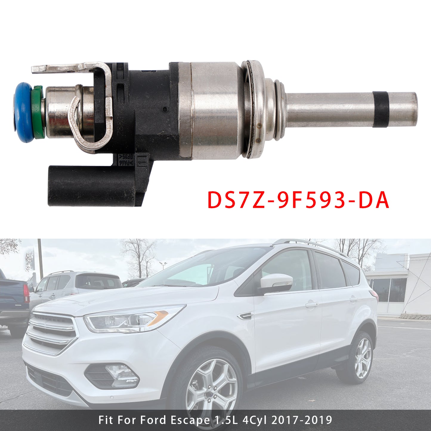 2015-2019 Ford S-Max 1.5 EcoBoost DS7Z-9F593-DA 1Pcs Fuel Injector