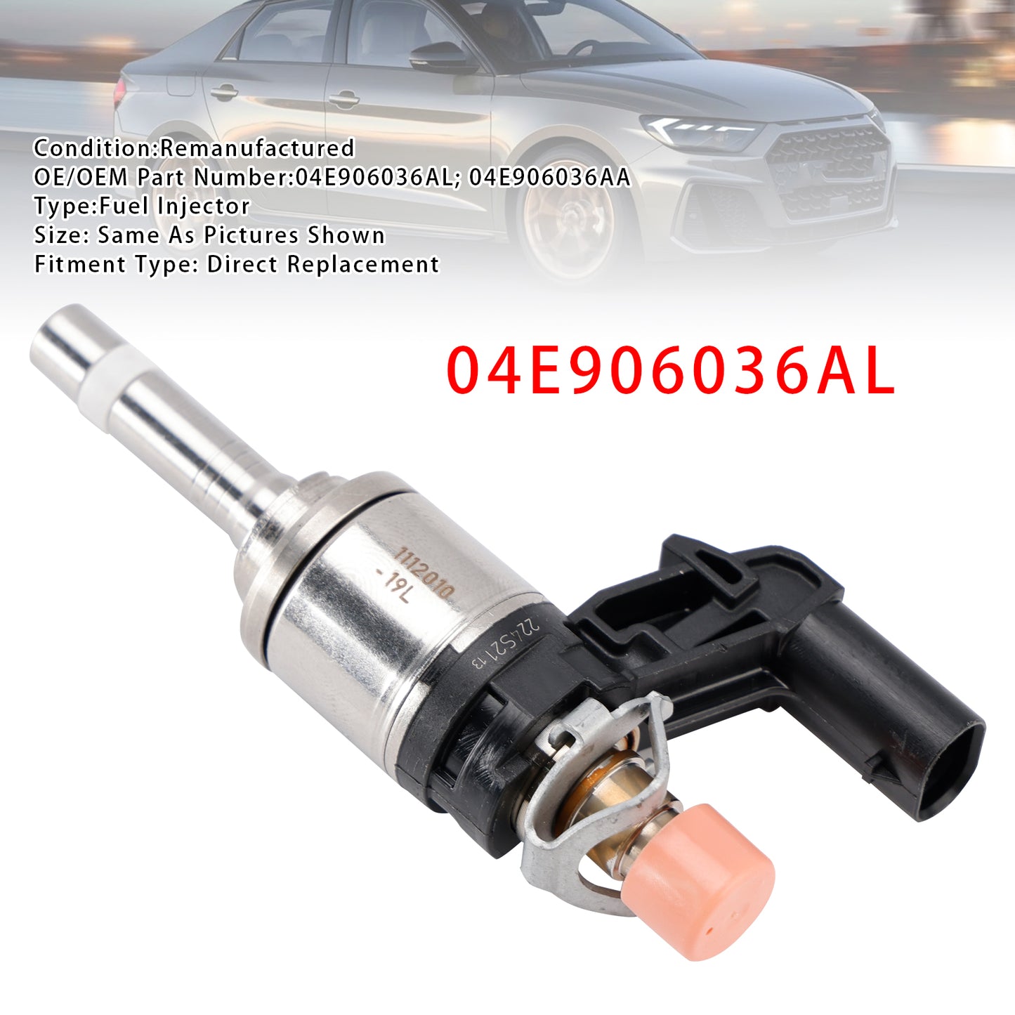 Audi VW SKODA Rapid Octavia Fabia 1.0 TSI 04E906036AL 1Pcs Fuel Injector