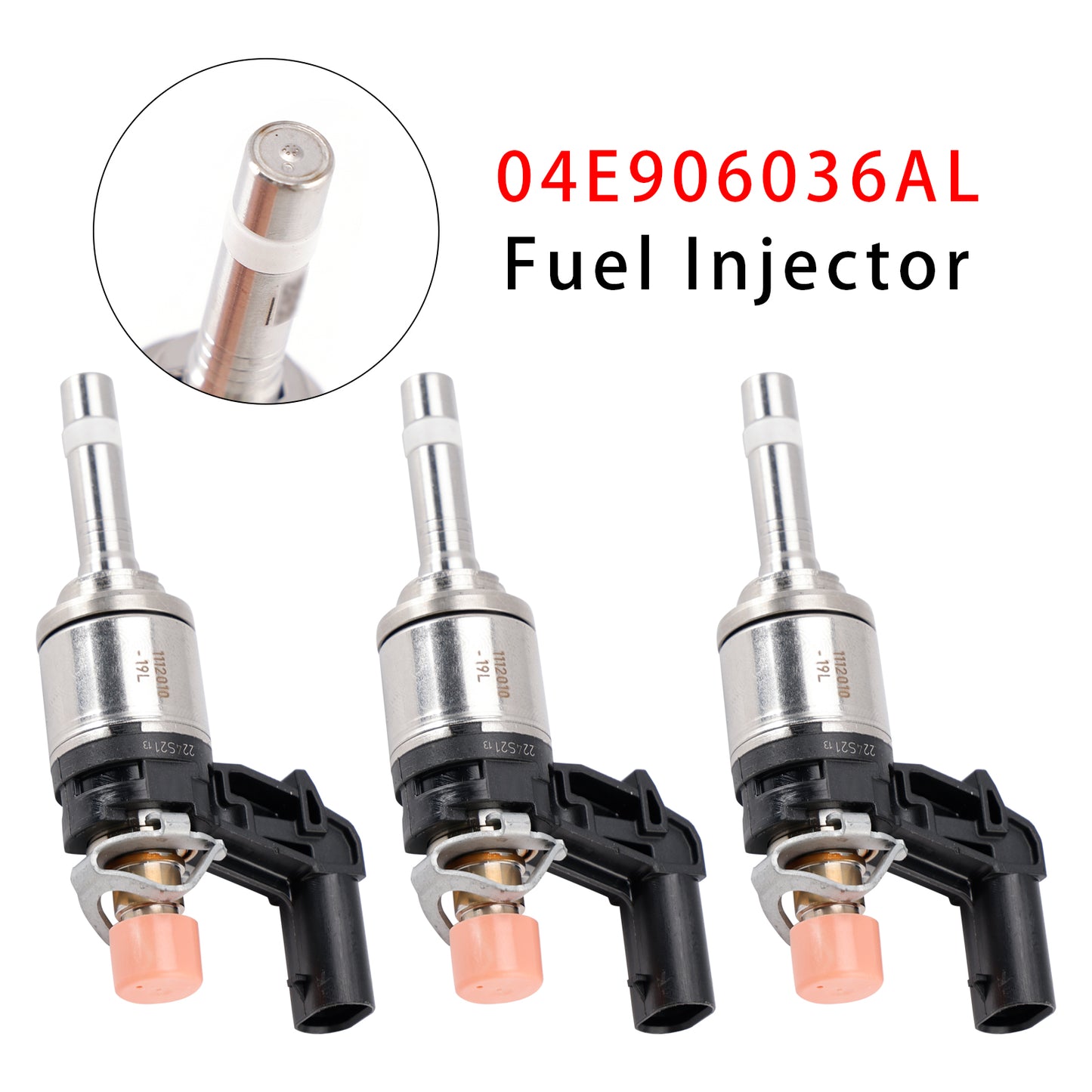 11/2018 AUDI A1 Sportback (GBA) 2.5 TFSI 04E906036AL 3Pcs Fuel Injector