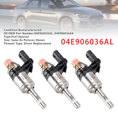 11/2018 AUDI A1 Sportback (GBA) 2.5 TFSI 04E906036AL 3Pcs Fuel Injector