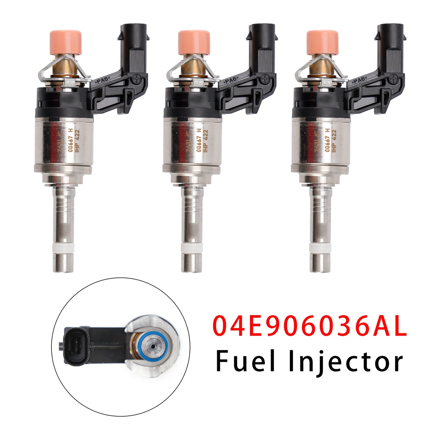 11/2018 AUDI A1 Sportback (GBA) 2.5 TFSI 04E906036AL 3Pcs Fuel Injector