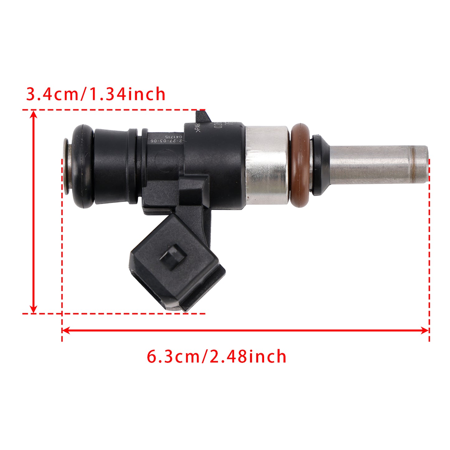 09/2006-05/2010 BMW F800 ST (E8ST) 0280158038 1Pcs Fuel Injector