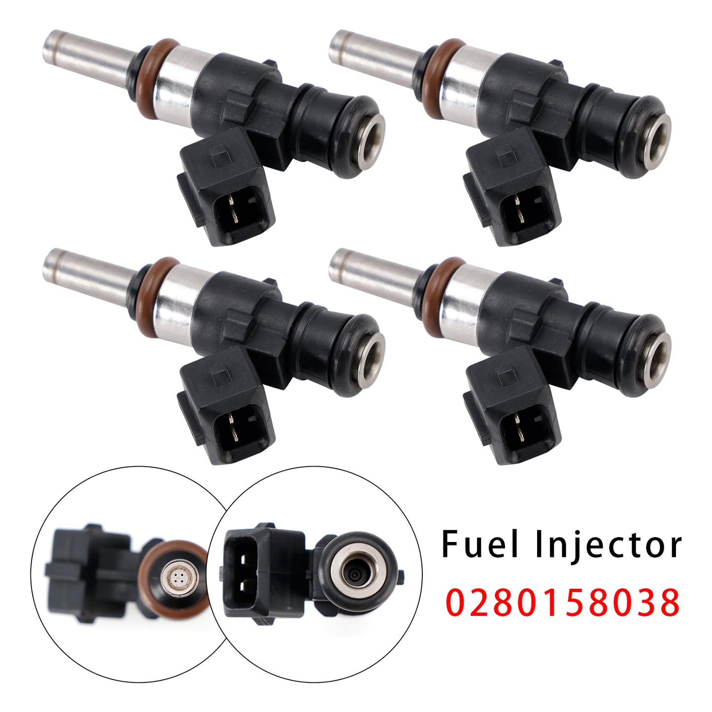 05/2006-05/2010 BMW F800 S (K71) 0280158038 4Pcs Fuel Injector