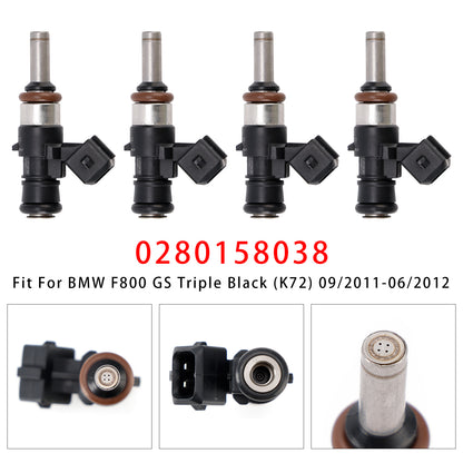 05/2006-05/2010 BMW F800 S (K71) 0280158038 4Pcs Fuel Injector