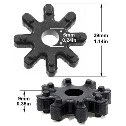 Hyundai Elantra Kia Optima 563152K000FFF 2x Flexible Steering Column Coupler