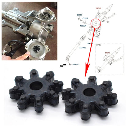 Hyundai Elantra Kia Optima 563152K000FFF 2x Flexible Steering Column Coupler