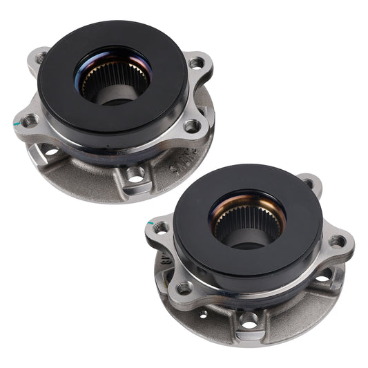 Audi A4 8K A6 C7 A5 8T A8 4H Q5 4H0498625D 2x Front Wheel Hub Flange+Bearing+Bolts Kit