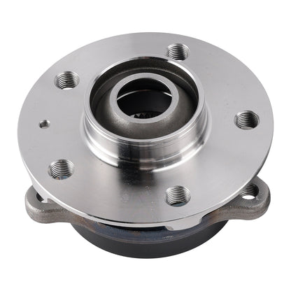 2x Front Wheel Hub Flange+Bearing+Bolts Kit Audi A4 8K A6 C7 A5 8T A8 4H Q5 4H0498625D