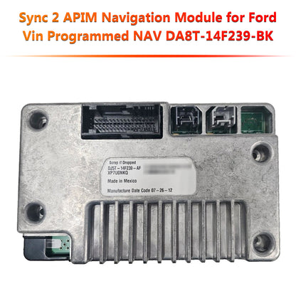 Ford Vin Programmed NAV DA8T-14F239-BK Sync 2 APIM Navigation Module