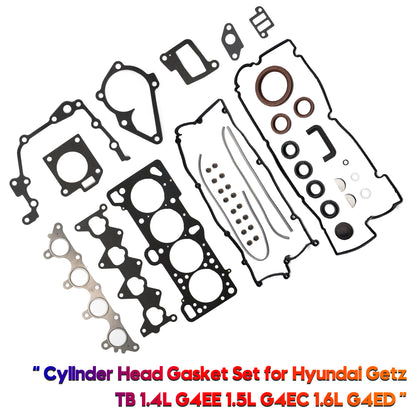 Hyundai Getz TB 1.4L G4EE 1.5L G4EC 1.6L G4ED Cylinder Head Gasket Set