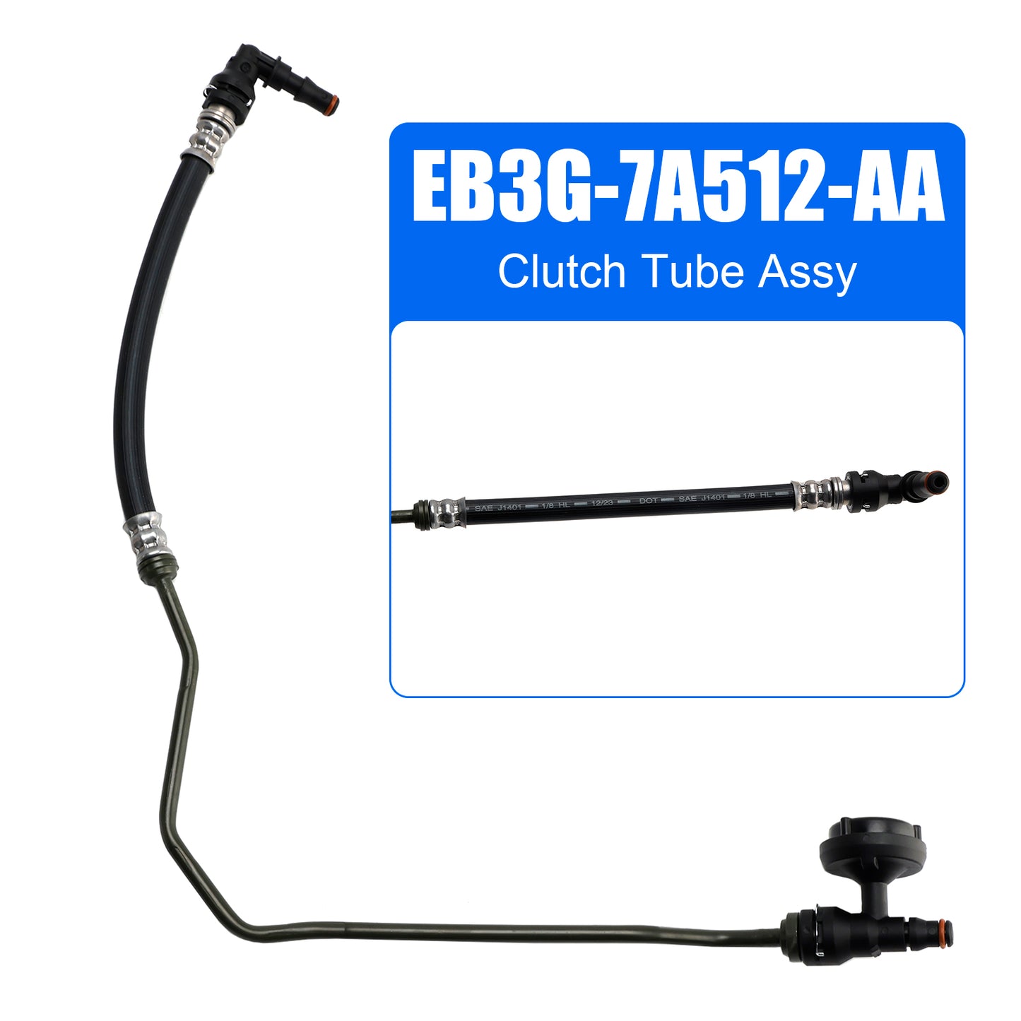 Ford Ranger T6 T7 Mazda BT50 EB3G-7A512-AA 5359533 Clutch Tube Assy