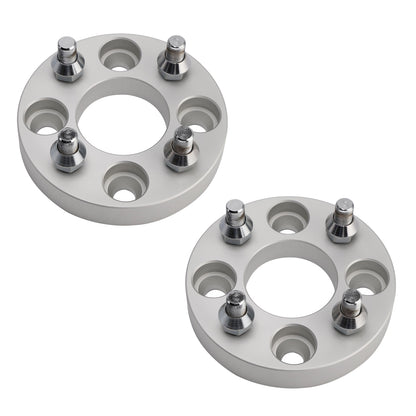 1 Inch Golf Cart Wheel Spacers Kit With Lug Nuts Silver Yamaha Golfcart Club Car Ezgo