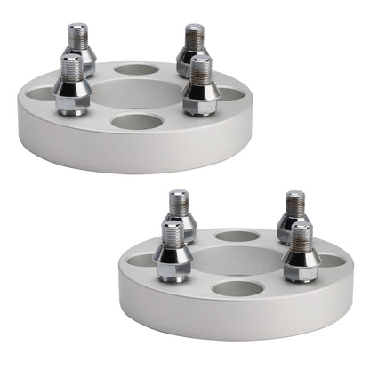 1 Inch Golf Cart Wheel Spacers Kit With Lug Nuts Silver Yamaha Golfcart Club Car Ezgo