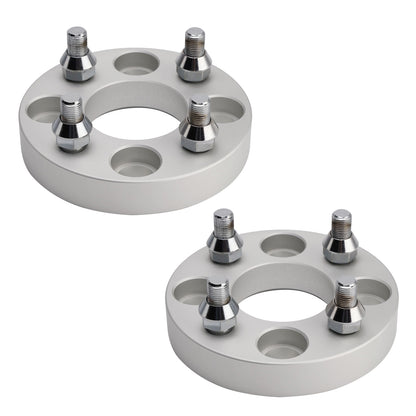 1 Inch Golf Cart Wheel Spacers Kit With Lug Nuts Silver Yamaha Golfcart Club Car Ezgo