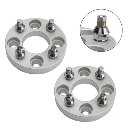 1 Inch Golf Cart Wheel Spacers Kit With Lug Nuts Silver Yamaha Golfcart Club Car Ezgo
