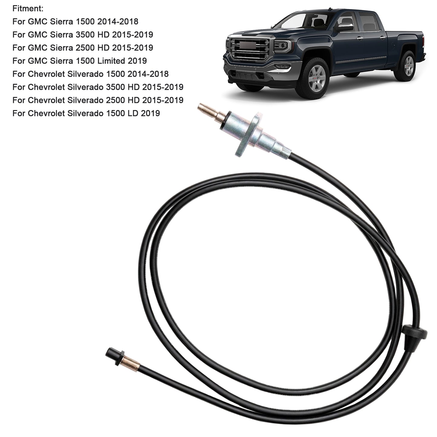 2019 Chevrolet Silverado 1500 LD 22936386 Radio Antenna Base Assembly