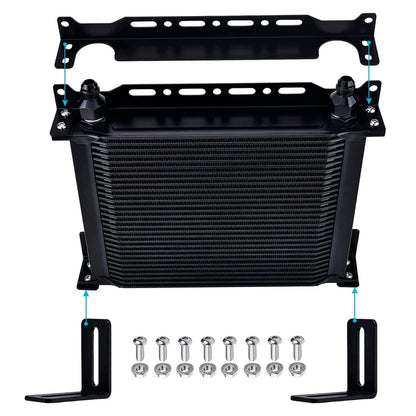 Japanese-Style Oil Cooler Oil Cooler Mounting Bracket Kit 340mm 13.4inch