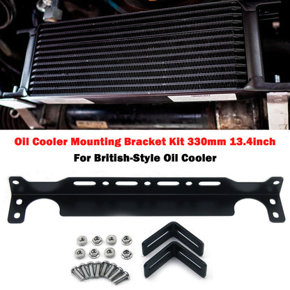 Cooler Mounting Bracket Kit 330mm 13.4inch British-Style Oil Cooler Oil