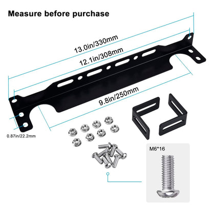 Cooler Mounting Bracket Kit 330mm 13.4inch British-Style Oil Cooler Oil