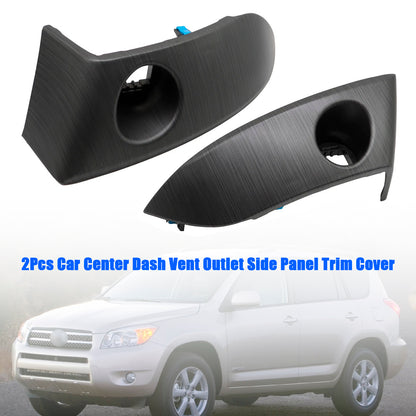 2006-2012 Toyota RAV4 55412-42060-B0 2Pcs Car Center Dash Vent Outlet Side Panel Trim Cover